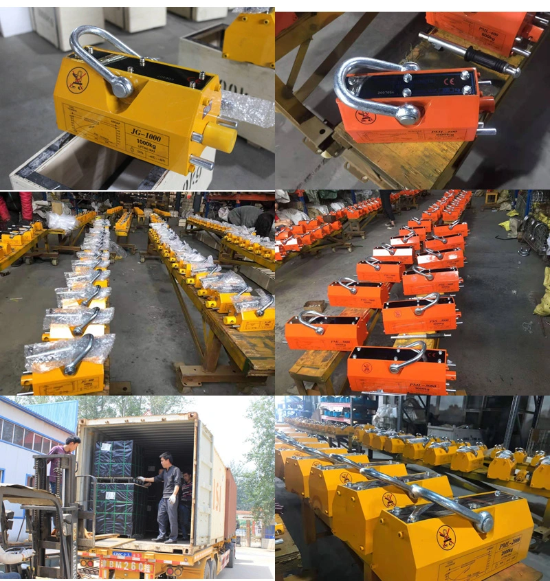 4400lbs Load Iron Steel Sheet Plate Magnetic Lifter Tools 2000kg Lifting Magnet